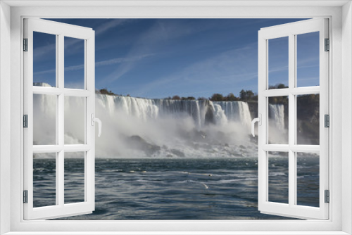 Fototapeta Naklejka Na Ścianę Okno 3D - Niagara falls waterfalls travel look
