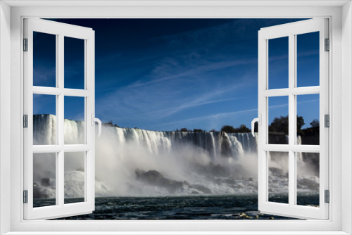 Fototapeta Naklejka Na Ścianę Okno 3D - Niagara falls waterfalls travel look