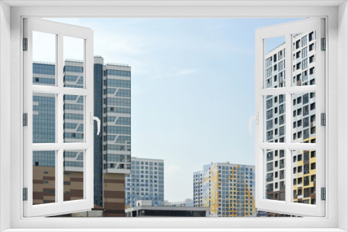 Fototapeta Naklejka Na Ścianę Okno 3D - facade of a new residential building