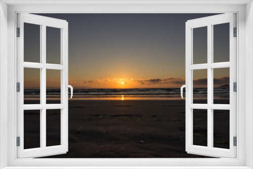 Fototapeta Naklejka Na Ścianę Okno 3D - Cannon Beach, OR Sunset