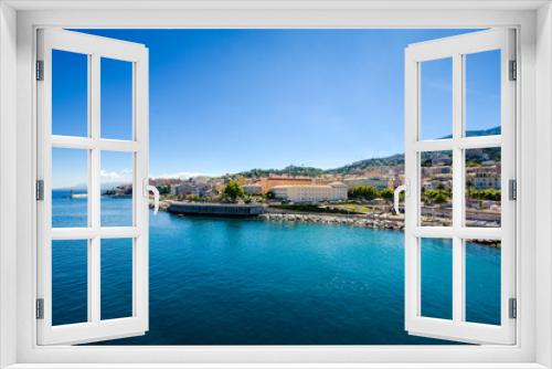 Fototapeta Naklejka Na Ścianę Okno 3D - City coast as a paradise. Port of Corsica.