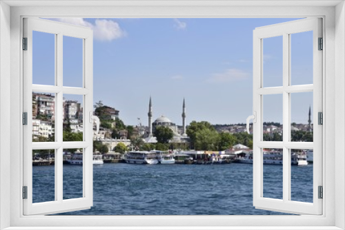 Fototapeta Naklejka Na Ścianę Okno 3D - Waterfront houses of Bosphorus - istanbul