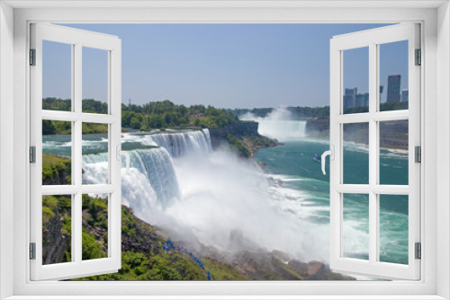 Fototapeta Naklejka Na Ścianę Okno 3D - Niagara Falls from the United States side