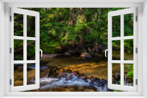 Fototapeta Naklejka Na Ścianę Okno 3D - Waterfall On Tacoma Creek in the Colville National Forest