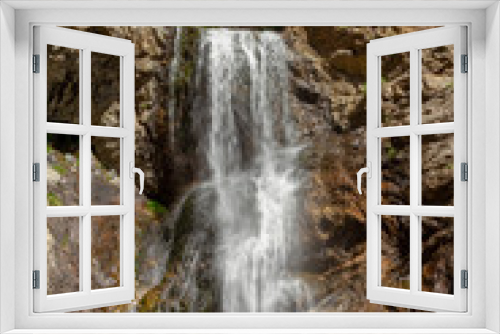 Fototapeta Naklejka Na Ścianę Okno 3D - Waterfall and River