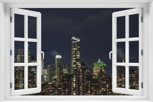 Fototapeta Naklejka Na Ścianę Okno 3D - City Nights