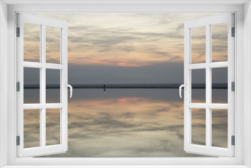 Fototapeta Naklejka Na Ścianę Okno 3D - Marine Lake Misty Twilight