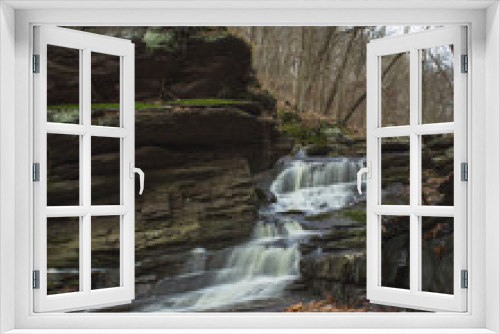 Fototapeta Naklejka Na Ścianę Okno 3D - NJ Waterfall