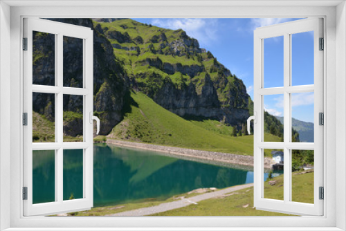 Fototapeta Naklejka Na Ścianę Okno 3D - Bannalpsee, Bannalp, Nidwalden