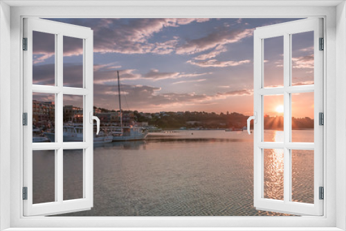 Fototapeta Naklejka Na Ścianę Okno 3D - Banjole, Istria, Croatia - beautiful bay at sunrise