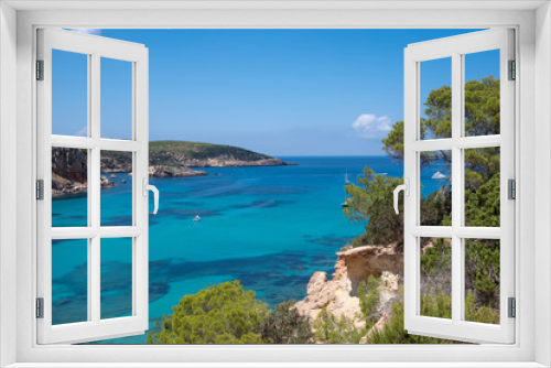 Fototapeta Naklejka Na Ścianę Okno 3D - Amazing beach in Ibiza