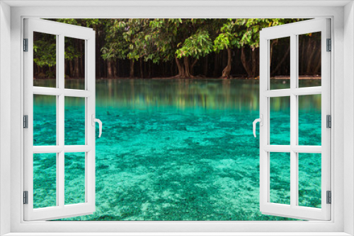 Fototapeta Naklejka Na Ścianę Okno 3D - Emerald Pool in Krabi Thailand