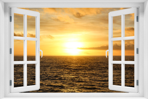 Fototapeta Naklejka Na Ścianę Okno 3D - Seascape Sunset