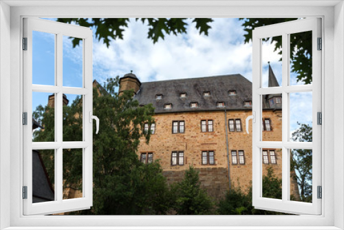 Fototapeta Naklejka Na Ścianę Okno 3D - marburg castle germany