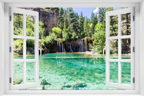 Fototapeta Naklejka Na Ścianę Okno 3D - Hanging Lake