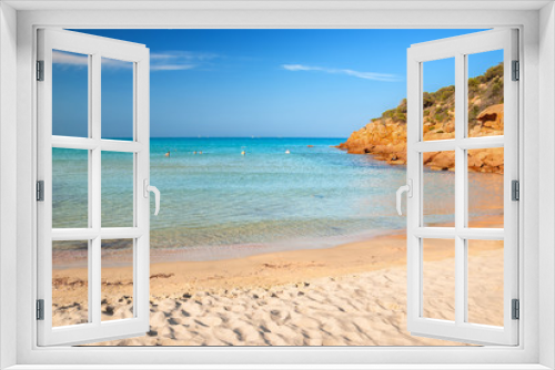 Fototapeta Naklejka Na Ścianę Okno 3D - Spiaggia de su Sirboni, Sardegna, Italia