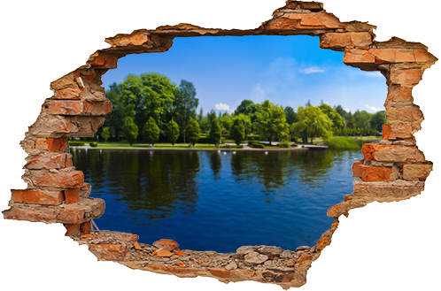 Panorama of the Lake in Szczecinek - Landscape in Poland