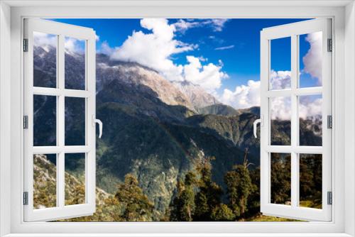 Fototapeta Naklejka Na Ścianę Okno 3D - The Rainbow of Himalya