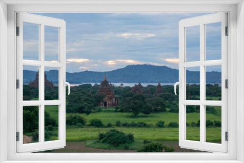 Beautiful of the Bagan Archaeological Zone, Burma. One of the main sites of Myanmar.