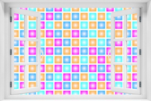 Simply geometric pattern. Rainbow blured gradient mosaic