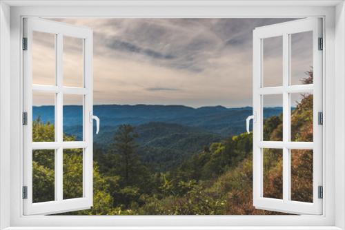 Fototapeta Naklejka Na Ścianę Okno 3D - Mountain view 
