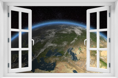 Fototapeta Naklejka Na Ścianę Okno 3D - Planet earth (mega-Res over 6.000px)