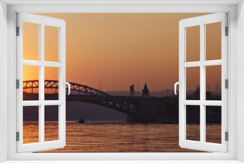 Fototapeta Naklejka Na Ścianę Okno 3D - Moscow sun set