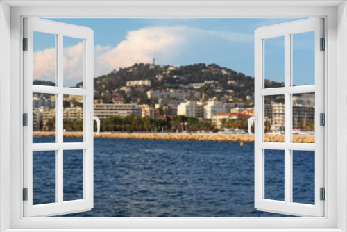 Fototapeta Naklejka Na Ścianę Okno 3D - Cannes - Panoramic view