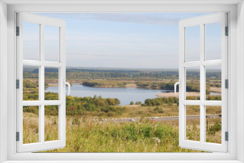 Fototapeta Naklejka Na Ścianę Okno 3D - Vyatka river , landscape