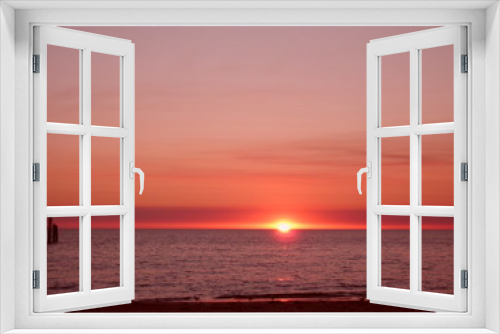 Fototapeta Naklejka Na Ścianę Okno 3D - Adelaide Sonnenuntergang