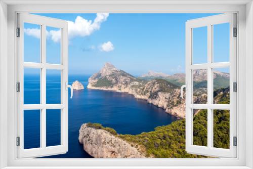 Fototapeta Naklejka Na Ścianę Okno 3D - Beautiful Mirador es Colomer in Cap de Formentor - Mallorca, Spain