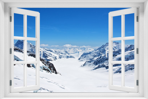 Fototapeta Naklejka Na Ścianę Okno 3D - Jungfrau region
