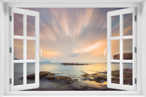 Fototapeta Naklejka Na Ścianę Okno 3D - Movimiento al amanecer