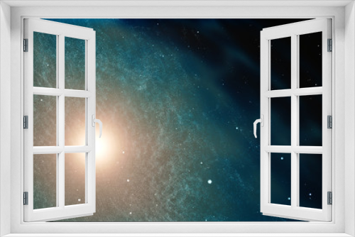 Fototapeta Naklejka Na Ścianę Okno 3D - 3d rendering, Brilliant nebula