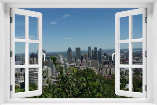 Fototapeta Naklejka Na Ścianę Okno 3D - Montreal Skyline