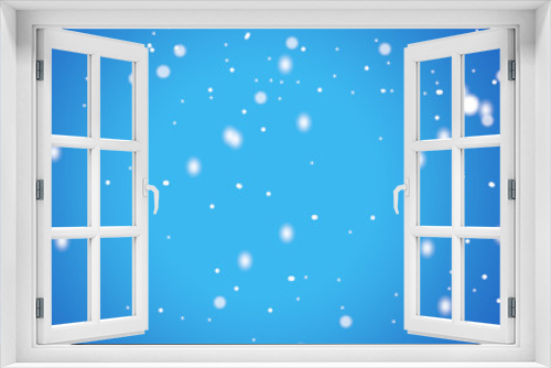 blurred background snowflakes 3d-illustration