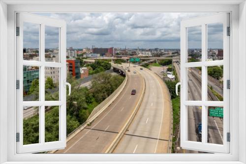 Fototapeta Naklejka Na Ścianę Okno 3D - Roads and Bridges