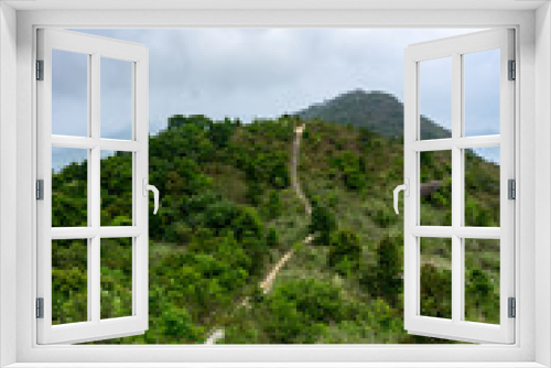 Fototapeta Naklejka Na Ścianę Okno 3D - Wandern in Hong Kong