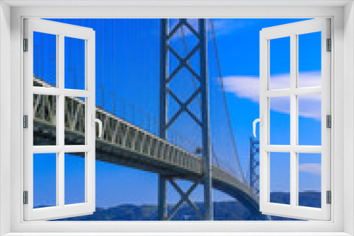 Fototapeta Naklejka Na Ścianę Okno 3D - Akashi Kaikyo Bridge