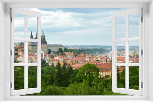 Fototapeta Naklejka Na Ścianę Okno 3D - View on Prague castle in Prague