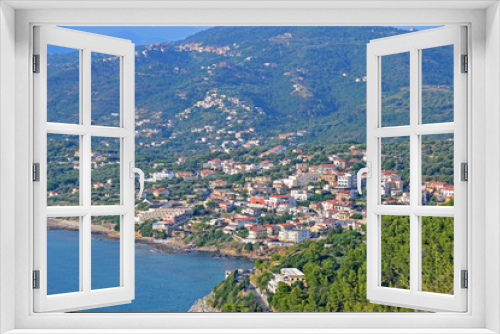 Fototapeta Naklejka Na Ścianę Okno 3D - Palinuro vista dal Promontorio di Capo Palinuro