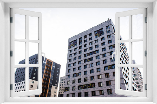 Fototapeta Naklejka Na Ścianę Okno 3D - City block