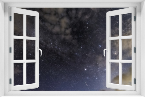 Fototapeta Naklejka Na Ścianę Okno 3D - ペルセウス座流星群