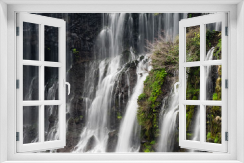 Fototapeta Naklejka Na Ścianę Okno 3D - It is a famous spot of Japan, Shiraito Falls. In Japanese it is called 