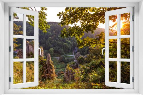 Fototapeta Naklejka Na Ścianę Okno 3D - Colorful Ojcow National Park view