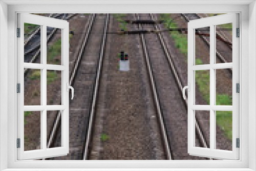 Fototapeta Naklejka Na Ścianę Okno 3D - communication of the railway