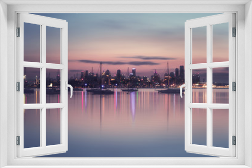 Fototapeta Naklejka Na Ścianę Okno 3D - Melbourne city