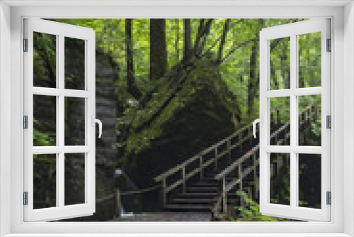Fototapeta Naklejka Na Ścianę Okno 3D - 自然の渓谷