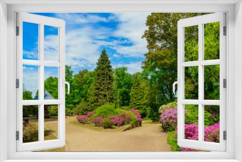 Fototapeta Naklejka Na Ścianę Okno 3D - Beautiful garden in spring