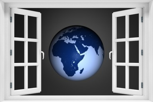 Fototapeta Naklejka Na Ścianę Okno 3D - World globe